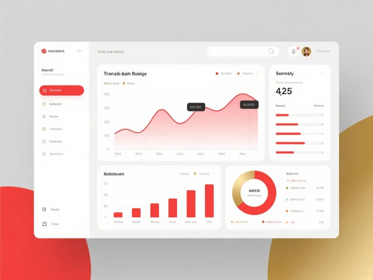 走势图表与数据可视化界面示意图